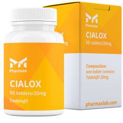 Ταδαλαφίλη (Cialis) 50 ταμπλέτες, 20 mg/ταμπλέτα